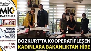 Bozkurt'ta kooperatifleşen kadınlar 90 bin TL hibe kazandı