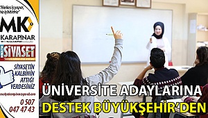 Büyükşehir'den üniversite adaylarına eğitim desteği