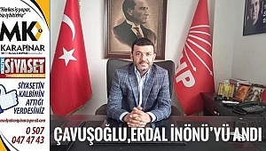 Çavuşoğlu,Erdal İnönü'yü vefat yıl dönümünde andı