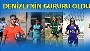 Denizli'nin gururu oldular