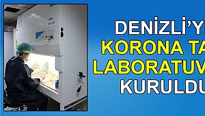 Denizli'ye korona tanı laboratuvarı kuruldu
