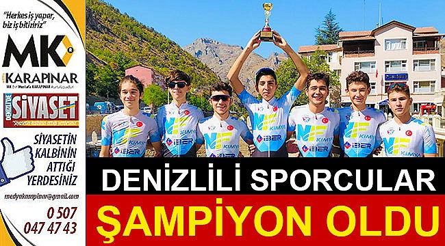 Denizlili sporcular Türkiye şampiyonu oldu
