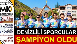Denizlili sporcular Türkiye şampiyonu oldu