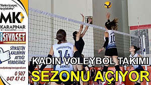 Kadın voleybol takımı sezonu açıyor