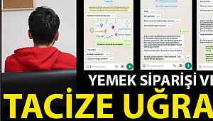 Kurye tarafından tacize uğradı