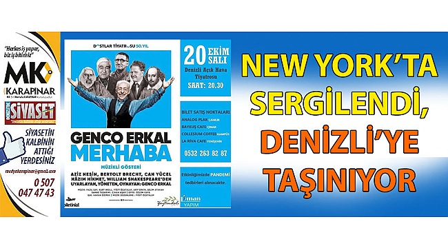 New York'ta sergilendi Denizli'ye taşınıyor