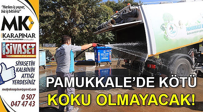 Pamukkale’de kötü kokuya son