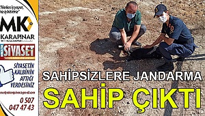 Sahipsizlere jandarma sahip çıktı