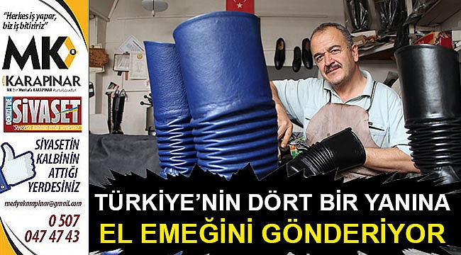 Türkiye’nin dört bir yanına körüklü çizme gönderiyor