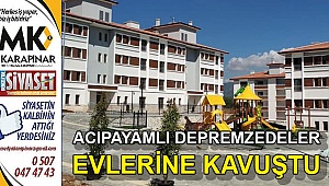 AFAD TOKİ konutlarının anahtar teslimi gerçekleşti