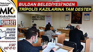 Buldan Belediyesi’nden Tripolis Kazılarına tam destek
