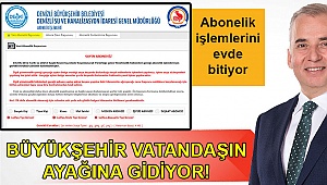Büyükşehir DESKİ'de online abonelik dönemi