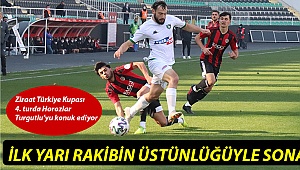 İlk yarı rakibin üstünlüğü ile sona erdi
