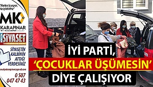 İYİ Parti, ‘çocuklar üşümesin’ diye çalışıyor