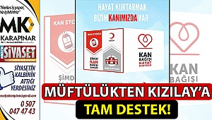 Müftülükten Kızılay’a tam destek!