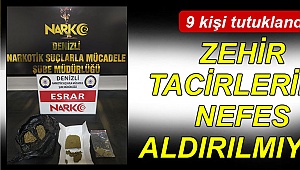 Narkotik timleri tacirlere nefes aldırmıyor
