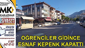 Öğrenciler gitti, kampüs boş kaldı