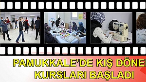 Pamukkale’de kış dönemi kursları başladı