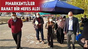 Pınarkentliler rahat nefes aldı