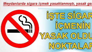 Sokaklar sigara içme yasağı genişletildi