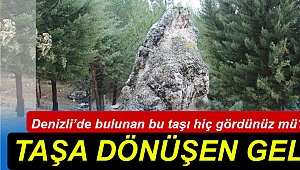 Taşa dönüşen gelin!