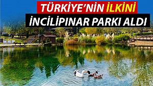 Türkiye'nin ilkini İncilipınar Parkı aldı