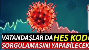 Vatandaşlar da HES kodu sorgulamasını yapabilecek