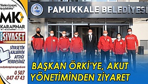 Başkan Örki’ye, AKUT Yönetiminden ziyaret