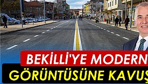Bekilli'ye modern görüntüsüne kavuştu
