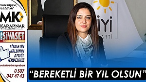 “Bereketli bir yıl olsun”