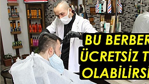 Bu berberde ücretsiz traş olabilirsiniz
