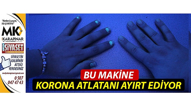 Bu makine korona atlatanı ayırt ediyor