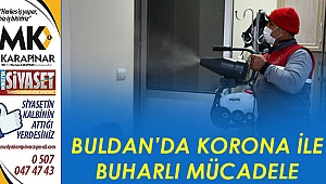 Buldan’da virüse karşı 'buharlı' dezenfeksiyon
