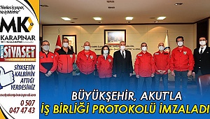 Büyükşehir, AKUT'la iş birliği protokolü imzaladı