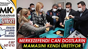 Can dostlar için mama üretim tesisi