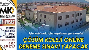 Çözüm Koleji online deneme sınavı yapacak