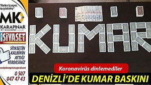 Denizli'de kumar baskını
