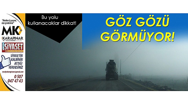 Denizli'de sis etkili oldu