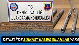 Denizli’de suikast kalem silahlar yakalandı