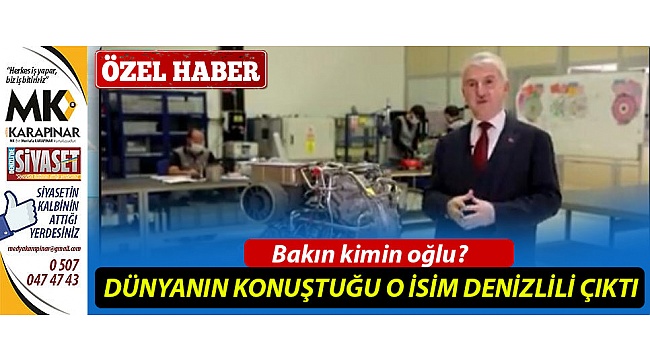 Dünyanın konuştuğu o isim Denizlili çıktı