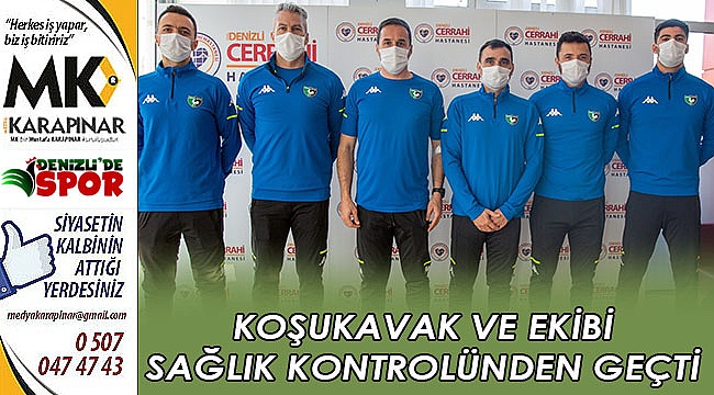 Ekibin sağlık kontrolleri tamamlandı