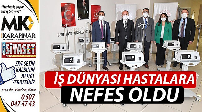 İş dünyası hastalara nefes oldu
