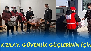 Kızılay, güvenlik güçlerinin içini ısıttı