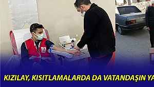 Kızılay, kısıtlamalarda da vatandaşın yanında!