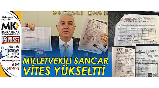 Milletvekili Sancar vites yükseltti