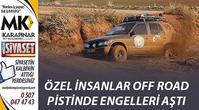 Özel bireyler Off Road pistinde engelleri aştı
