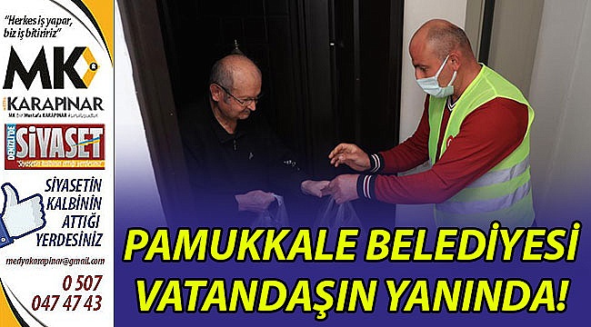 Pamukkale Belediyesi vatandaşların yanında
