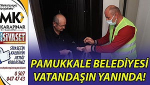 Pamukkale Belediyesi vatandaşların yanında