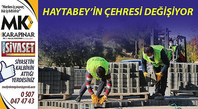 Pamukkale’nin mahallelerinde beton kilit parke taşı döşeme atağı sürüyor