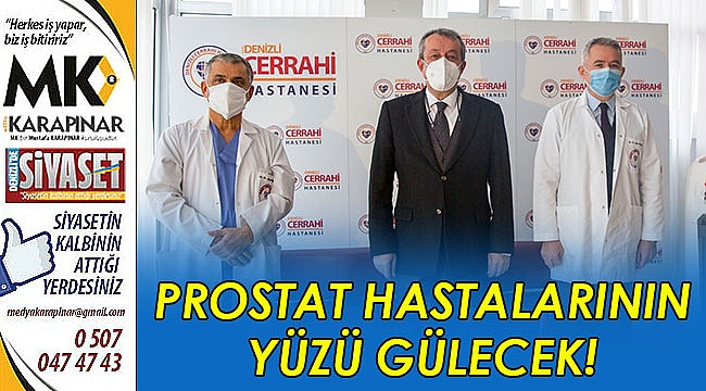 Prostat hastalarının yüzü gülecek